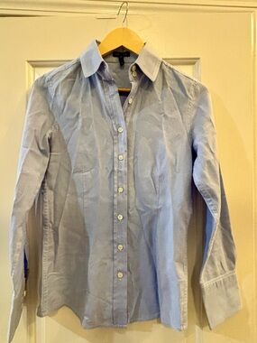Escada Light Blue Women’s Dress Shirt sz. 34